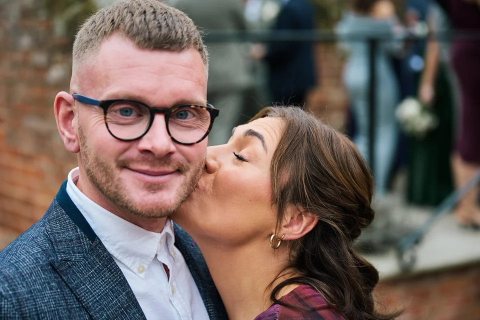 A moment from Taylor & Aiden’s wedding at White Dove Barns
