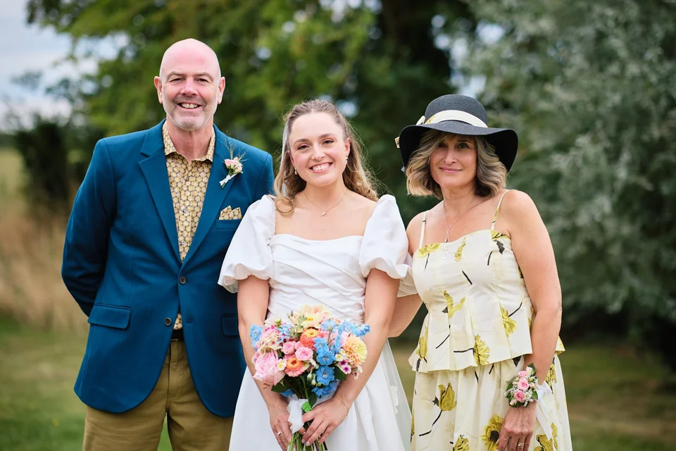 A moment from Jas & Seb’s wedding at St Martin’s Church, New Buckenham
