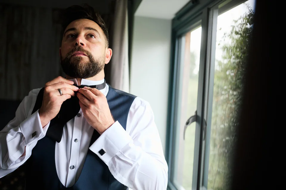 A moment from Alisa & Sam’s wedding at Pentney Abbey