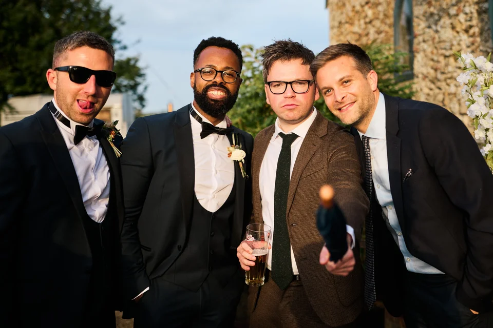 A moment from Alisa & Sam’s wedding at Pentney Abbey