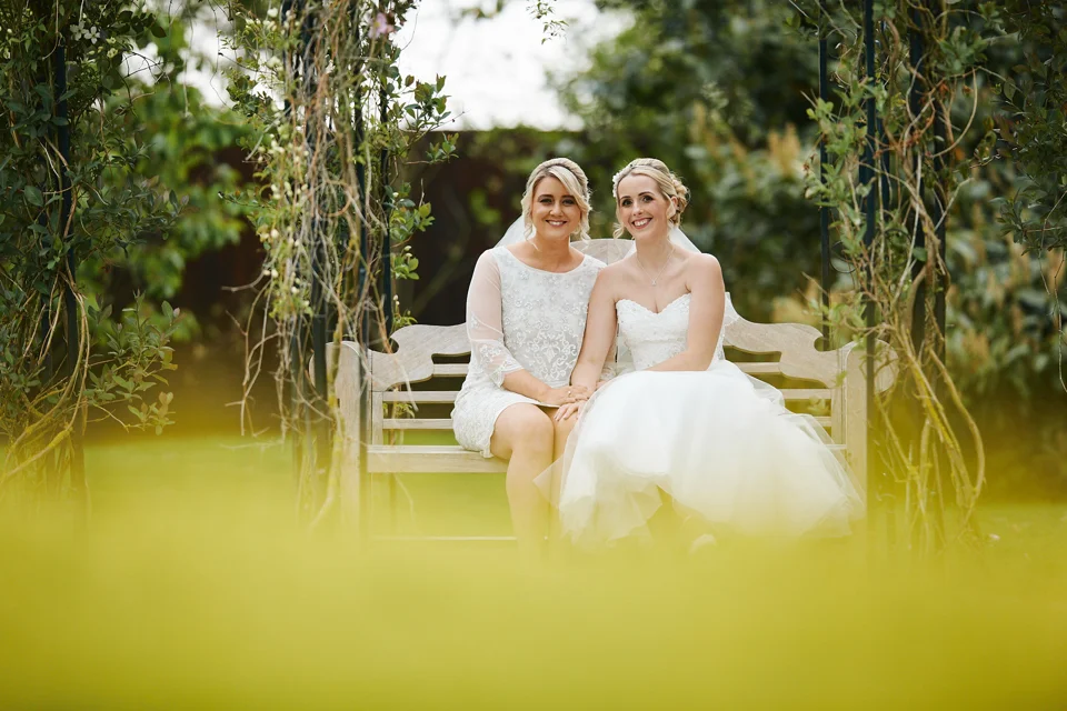 A moment from Charlotte & Gemma’s wedding at Southwood Hall