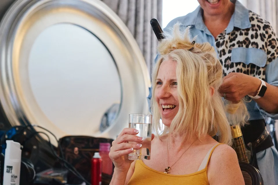 A moment from Jess & Freddie’s wedding at Barnston Lodge