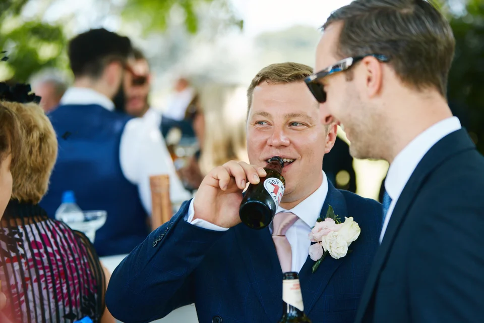 A moment from Jess & Freddie’s wedding at Barnston Lodge