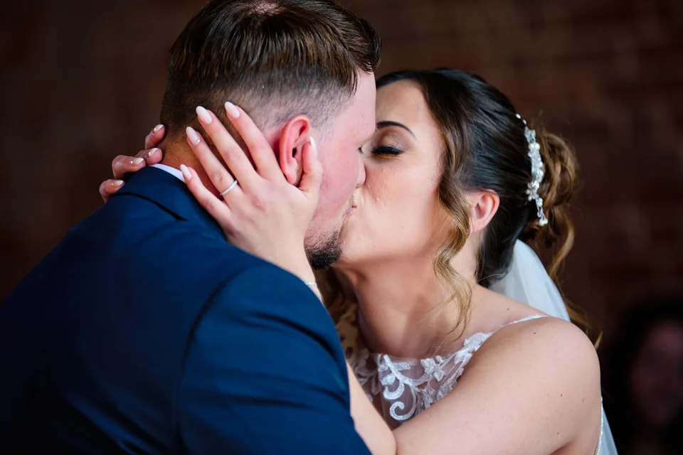 A moment from Carrie & Thomas’s wedding at Southwood Hall