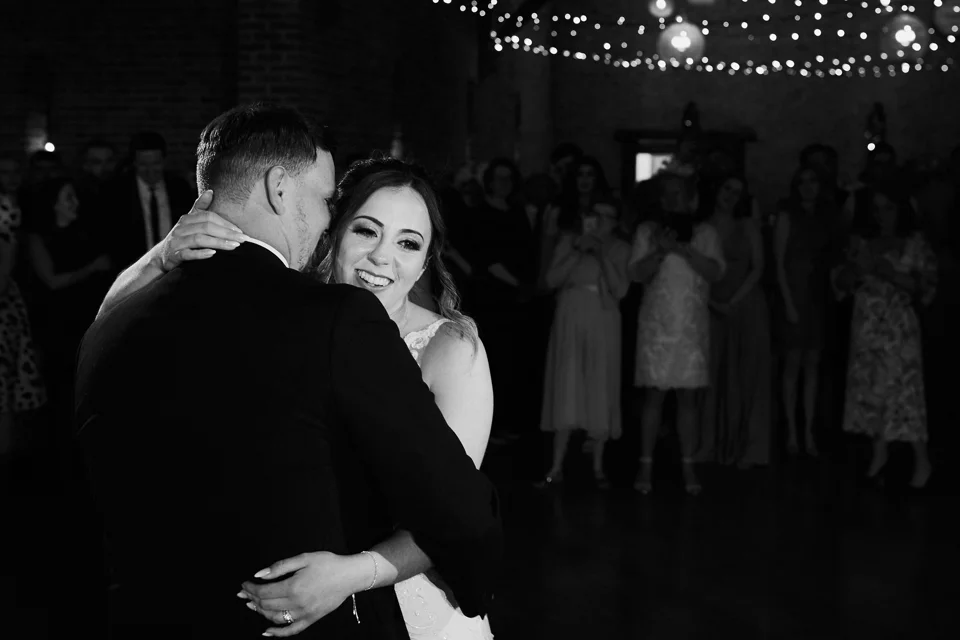 A moment from Carrie & Thomas’s wedding at Southwood Hall
