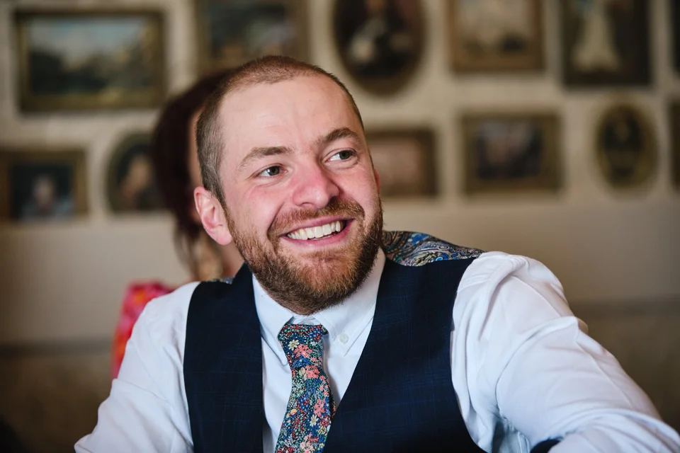 A moment from Charlie & Tom’s wedding at Park Farm Hotel